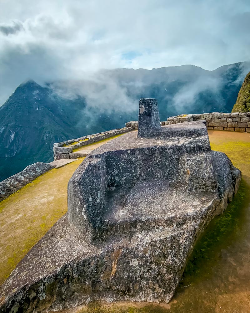 Machu Picchu Intihuatana stone